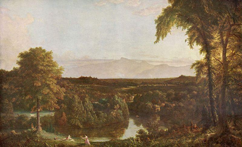 Thomas Cole In the Catskills oil painting image